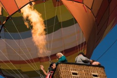 Hanne på ballonfærd 2018